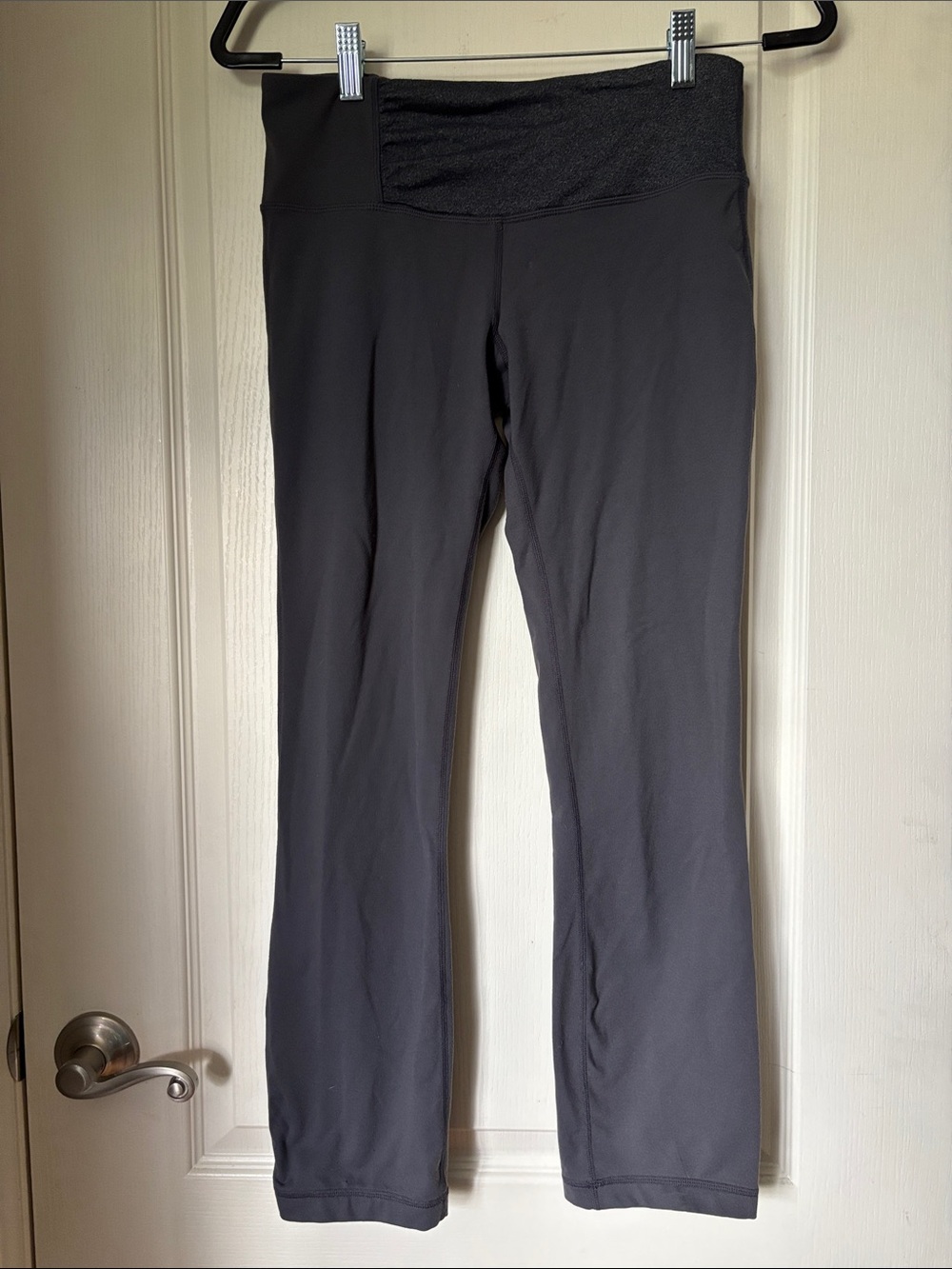 Lululemon Gray Ruched Waist Leggings Size 6